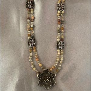 Handcrafted women’s beaded necklace